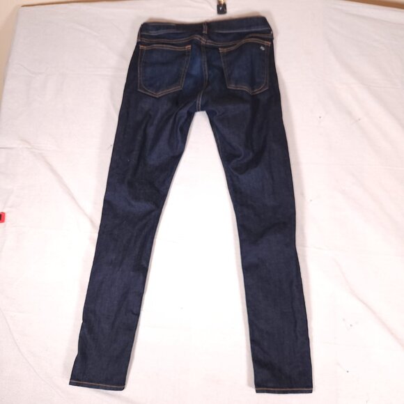 Rag & Bone Beverlys Dre Blue Jeans Womens Label Size 27 Denim Pants Normcore - Picture 2 of 16